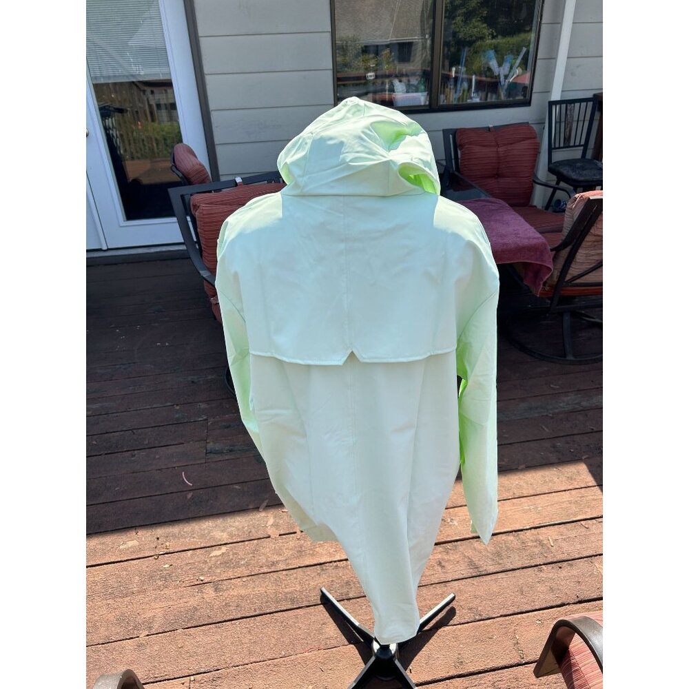Rains Unisex Rain Jacket, Waterproof, Color Mineral Green, Size Large & X-Large - Picture 7 of 11